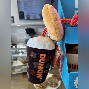 Dunkin’ x Bark Coffee and Donut Rope Dog Toy